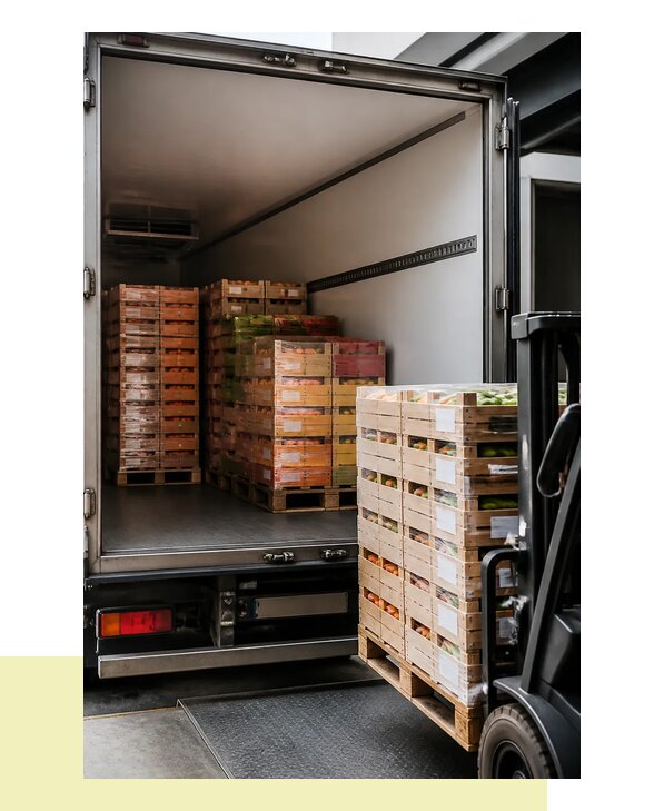 Перевозка сельхозпродукции на паллетах с доставкой в Королёв